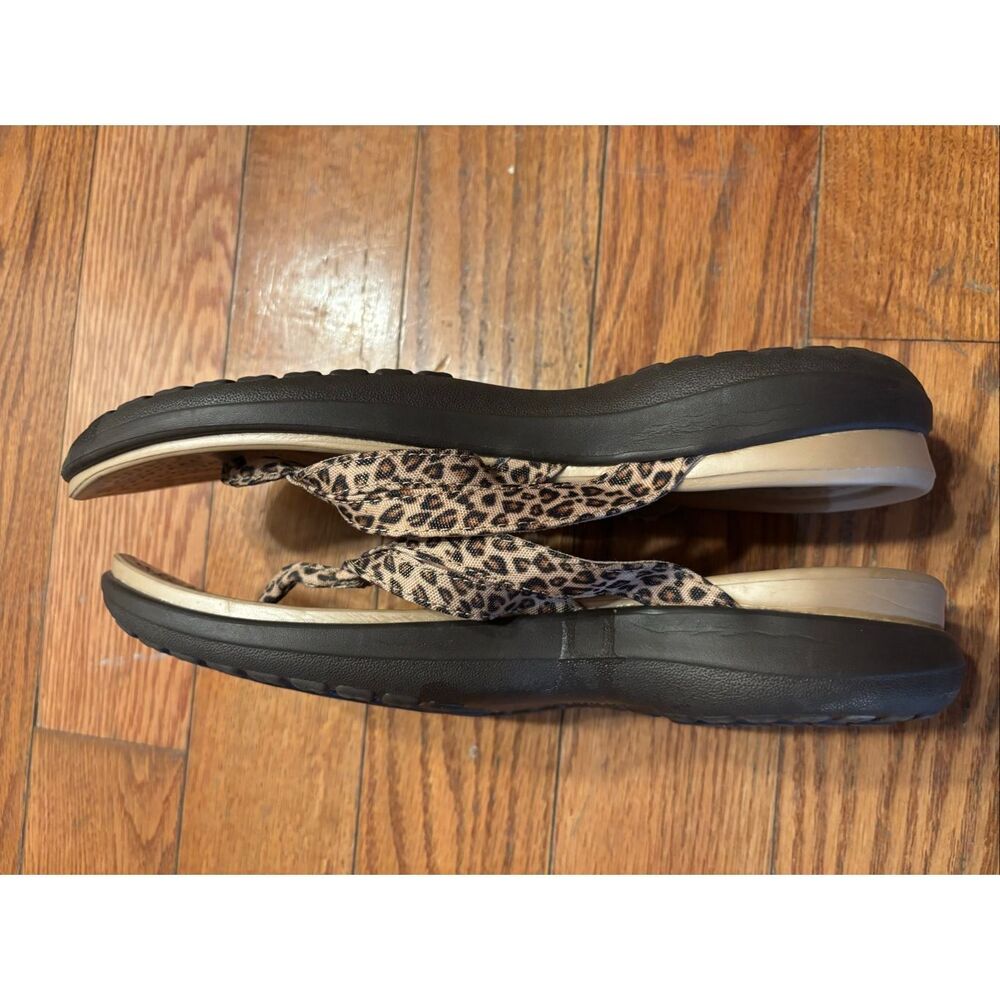 Crocs Leopard Print Flip Flops - image 4